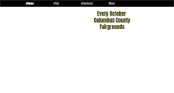 Desktop Screenshot of columbuscountyfair.com